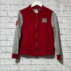 Disney Red and Gray Women's Jacket